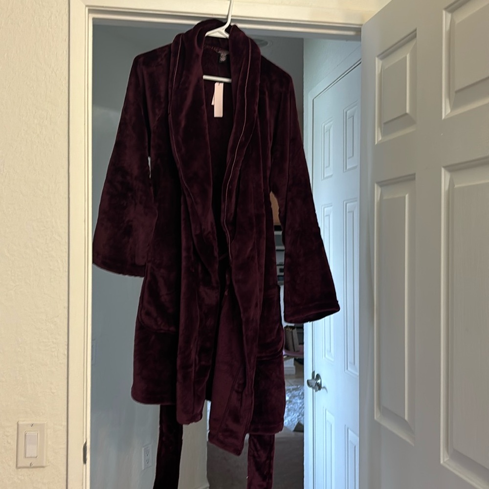 Victoria secret robe Xs/s. Purple velvet with VS emblem throughout.